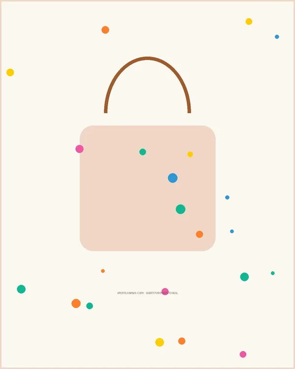 Bolsa do curso Apostila MINIS, peça pronta