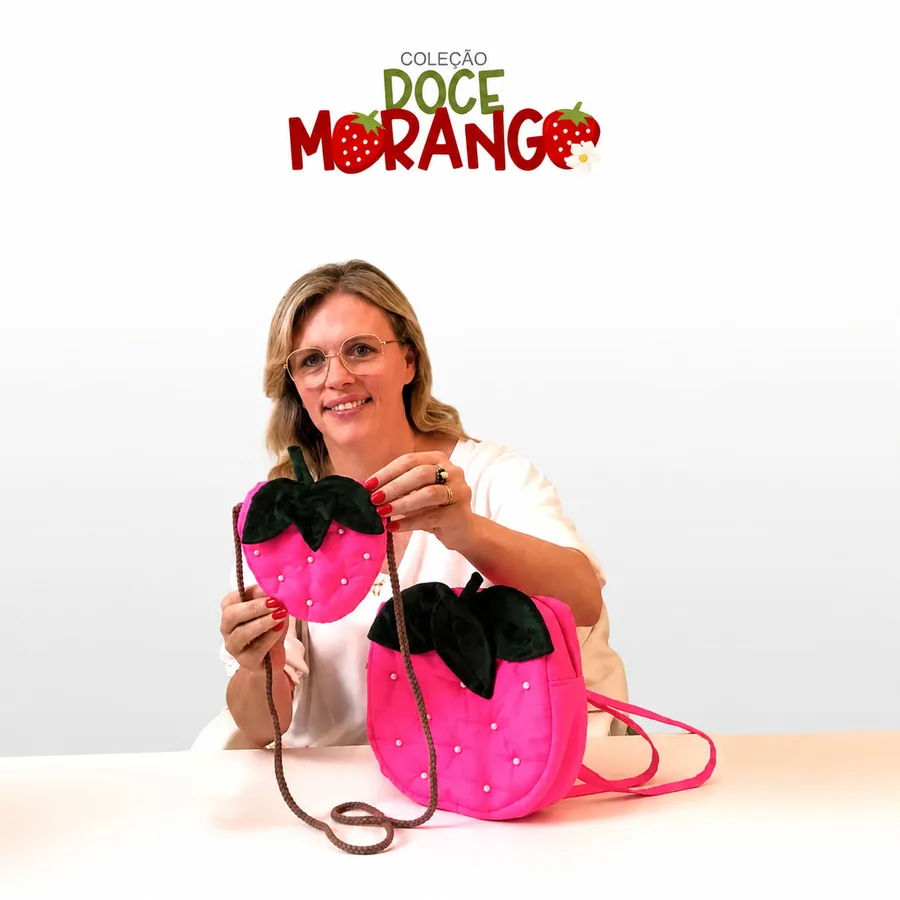 Coleção Doce Morango — peça pronta