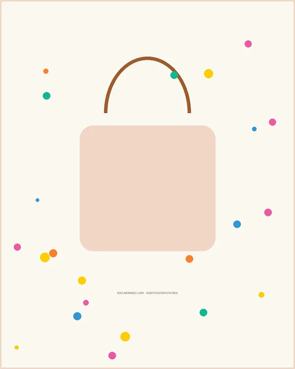 Bolsa do curso Coleção Doce Morango, peça pronta