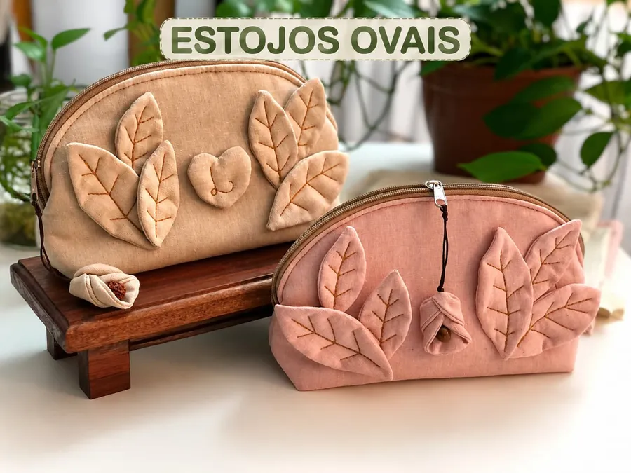Estojos Ovais — peça pronta