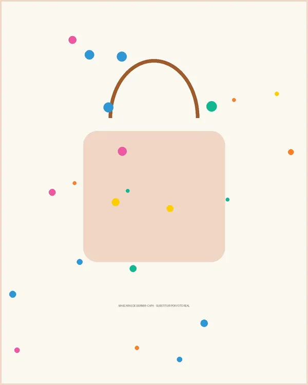 Bolsa do curso Kit Máscaras de Dormir, peça pronta