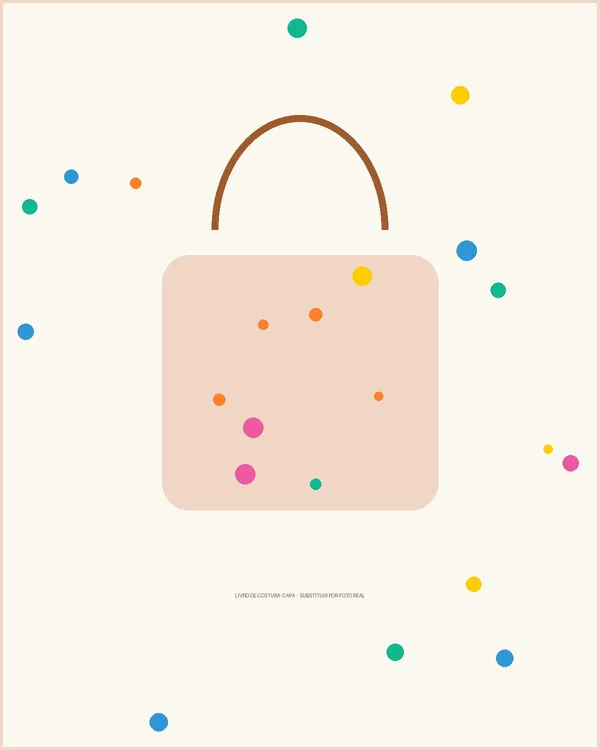 Bolsa do curso Livro de Costura, peça pronta